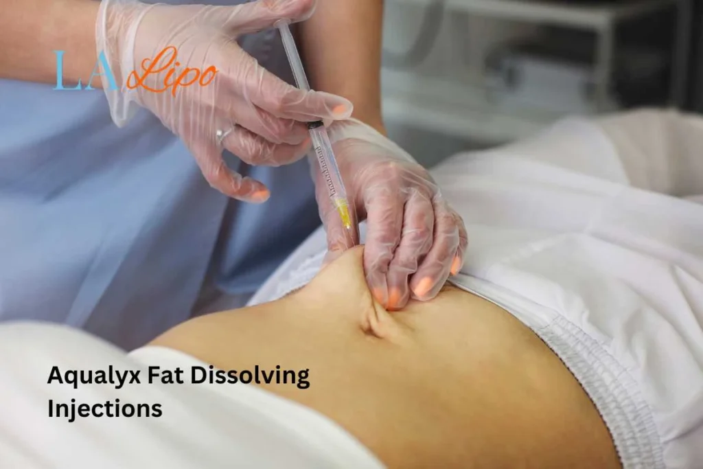 woman having fat dissolving injections Plaistow in the stomach