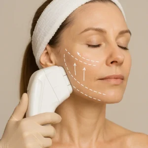 Woman having HI-FU to reduce wrinkles call LA LIPO Plaistow Now!