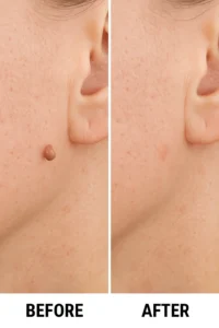 Skin tags removal Plaistow before and after