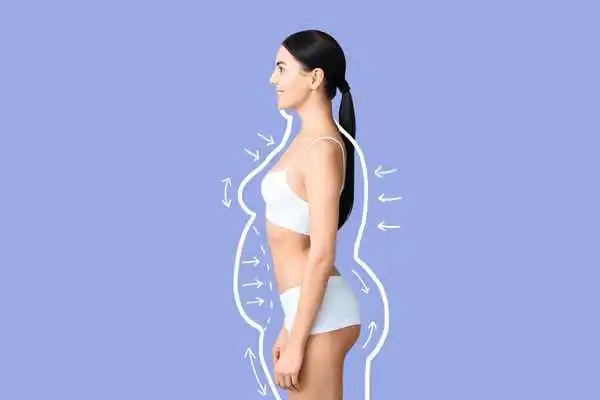 image of woman experiencing fat reduction treatment Plaistow