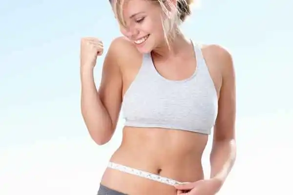woman happy after fat reduction treatment Plaistow